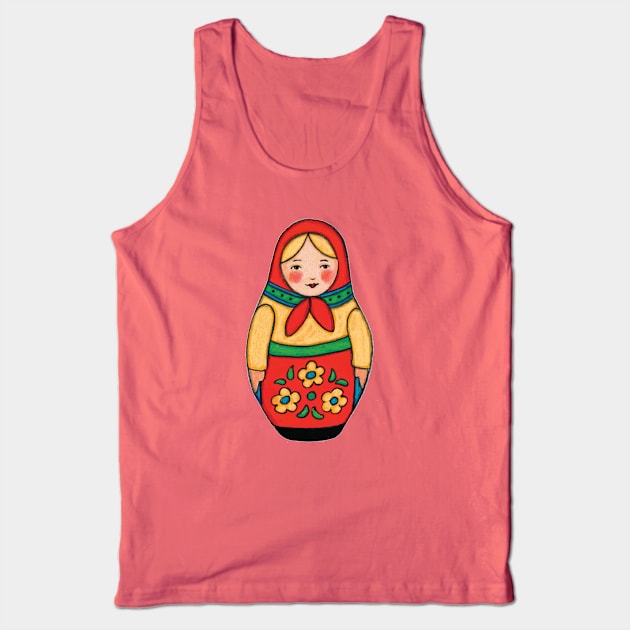 matryoshka nesting doll Tank Top by Parakeet Moon